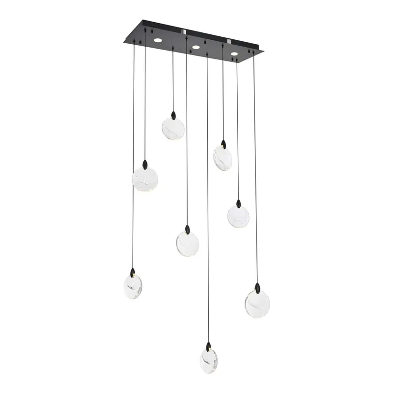 1012D36BK-01CR — Elegant Lighting LED Pendant Lights 16.0W 3500K