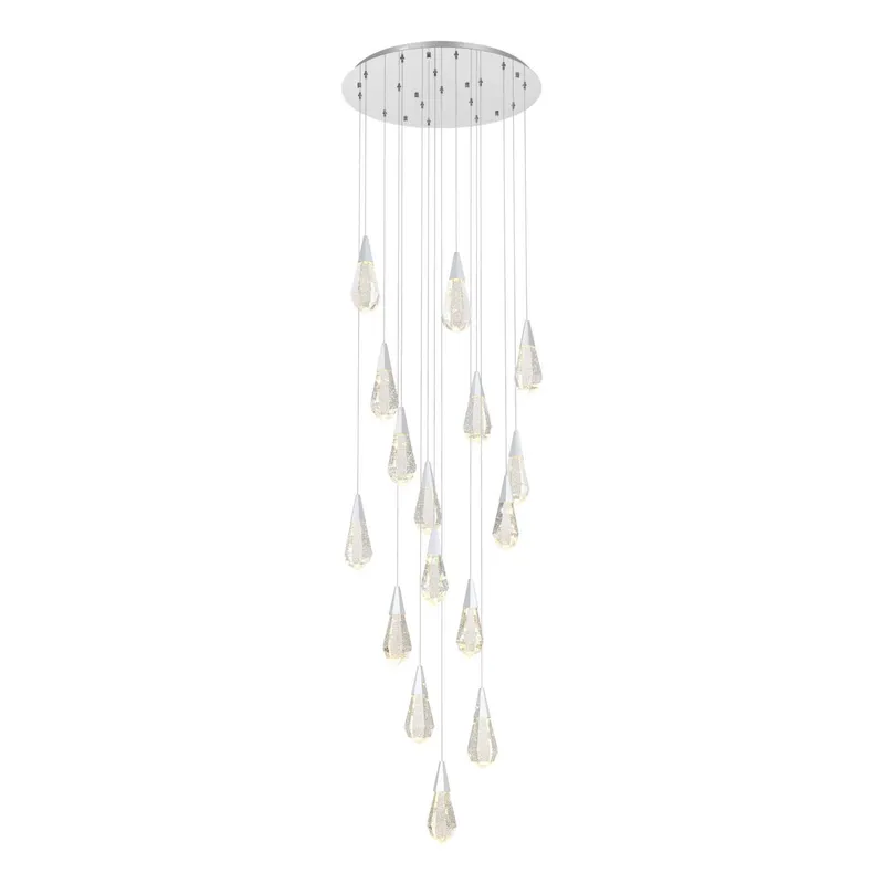 1013D28C-02CR — Elegant Lighting LED Pendant Lights 32.0W 3500K