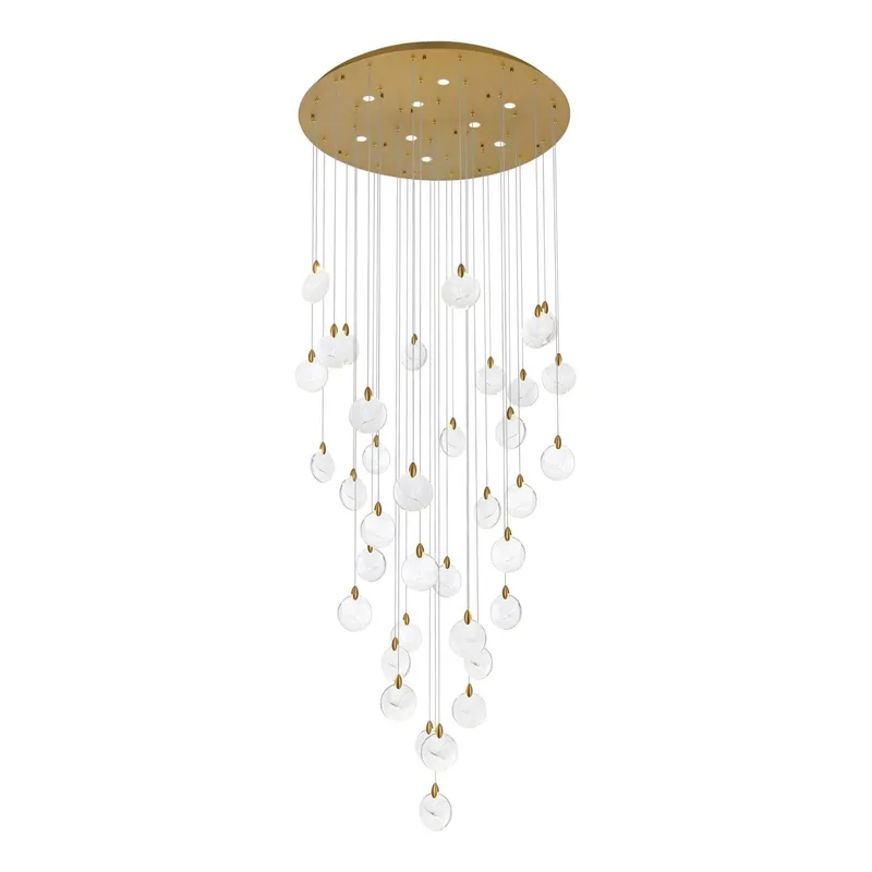 1012G48SG-01CR — Elegant Lighting LED Pendant Lights 74.0W 3500K