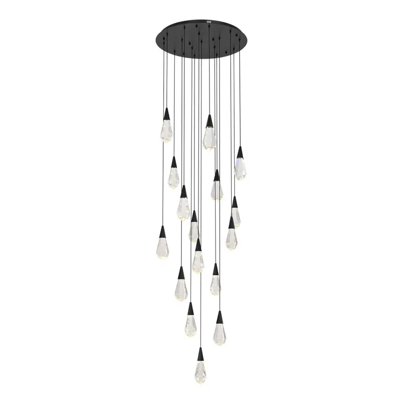 1013D28BK-02CR — Elegant Lighting LED Pendant Lights 32.0W 3500K