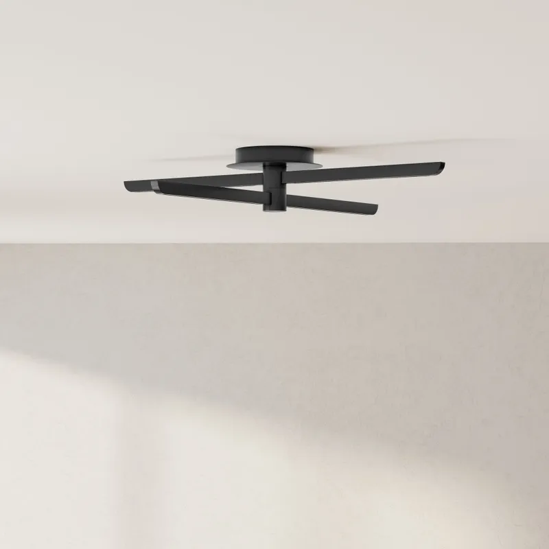 Pivot LED Four-Light Semi-Flush or Wall Mount Fixture — Progress Lighting LED Wall Lights  