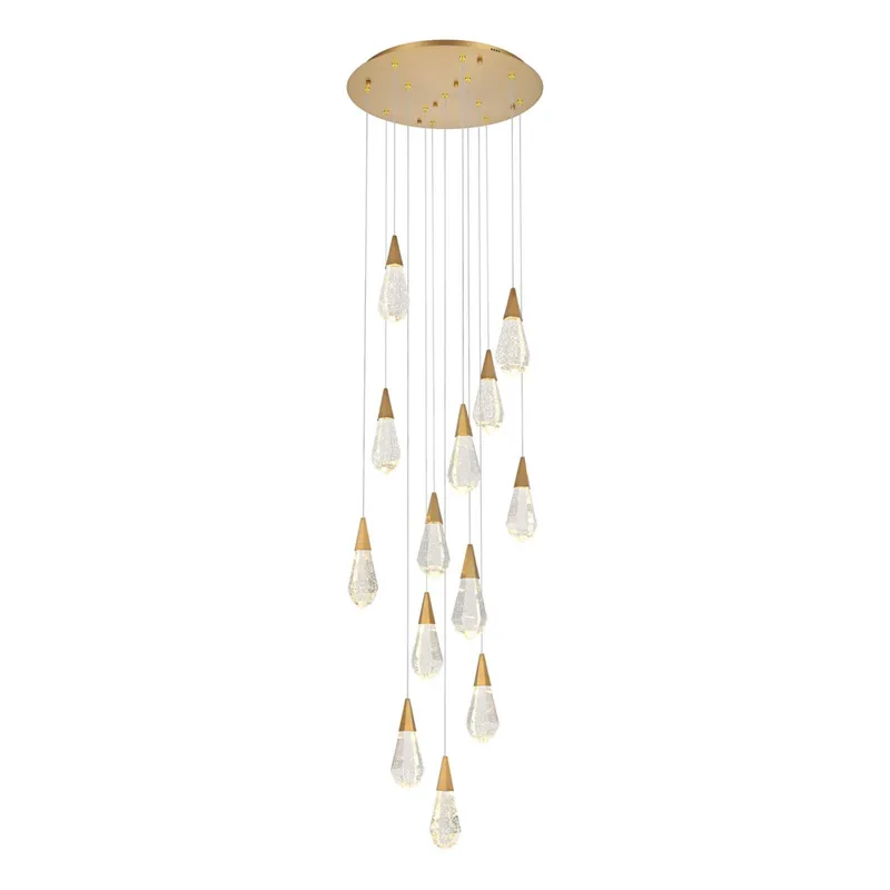 1013D24SG-02CR — Elegant Lighting LED Pendant Lights 26.0W 3500K
