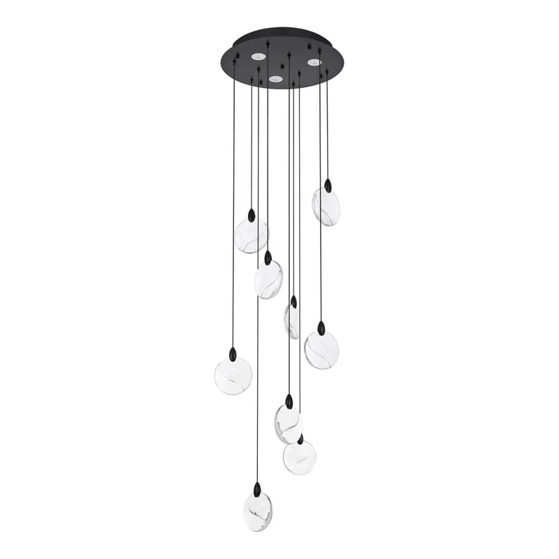 1012D20BK-01CR — Elegant Lighting LED Pendant Lights 18.0W 3500K
