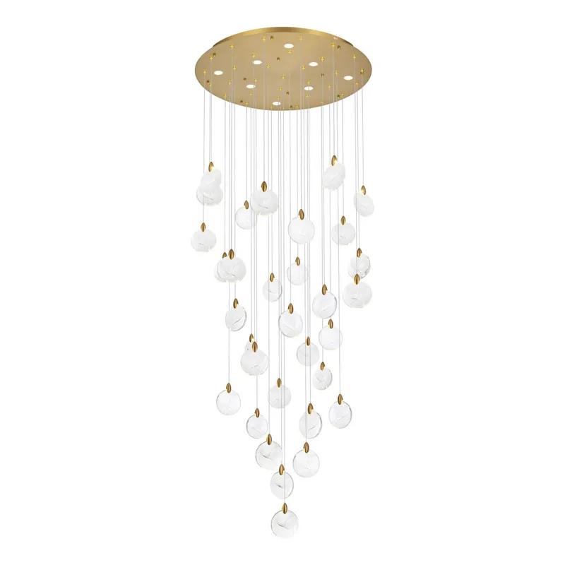 1012G42SG-01CR — Elegant Lighting LED Pendant Lights 64.0W 3500K