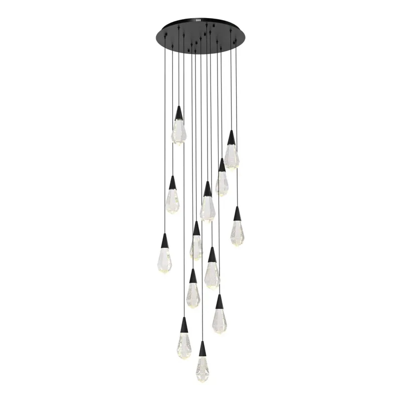 1013D24BK-02CR — Elegant Lighting LED Pendant Lights 26.0W 3500K