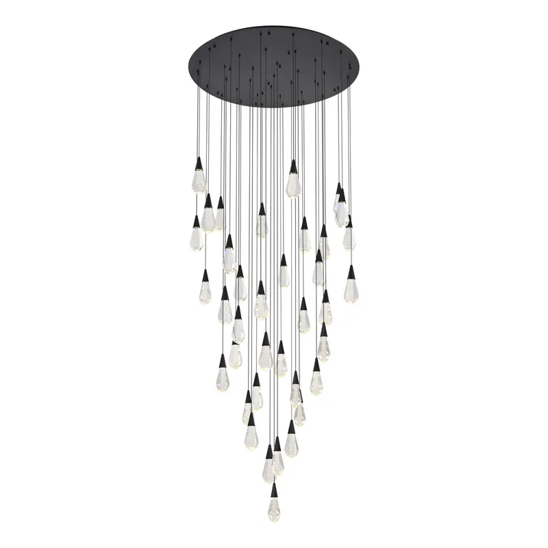 1013G48BK-02CR — Elegant Lighting LED Pendant Lights 74.0W 3500K