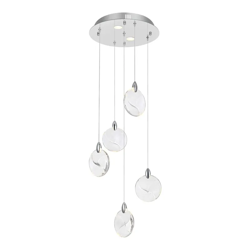 1012D16C-01CR — Elegant Lighting LED Pendant Lights 10.0W 3500K