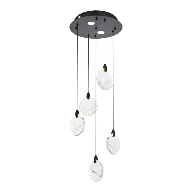 1012D16BK-01CR — Elegant Lighting LED Pendant Lights 10.0W 3500K