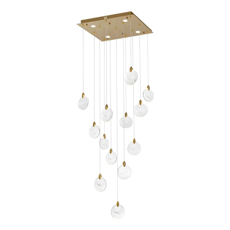 1012S26SG-01CR — Elegant Lighting LED Pendant Lights 26.0W 3500K