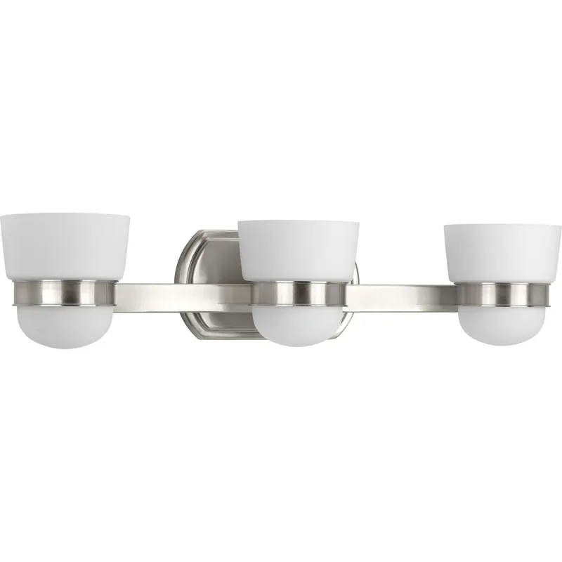 Index Collection Three-Light Bath & Vanity — Progress Lighting LED Wall Lights  