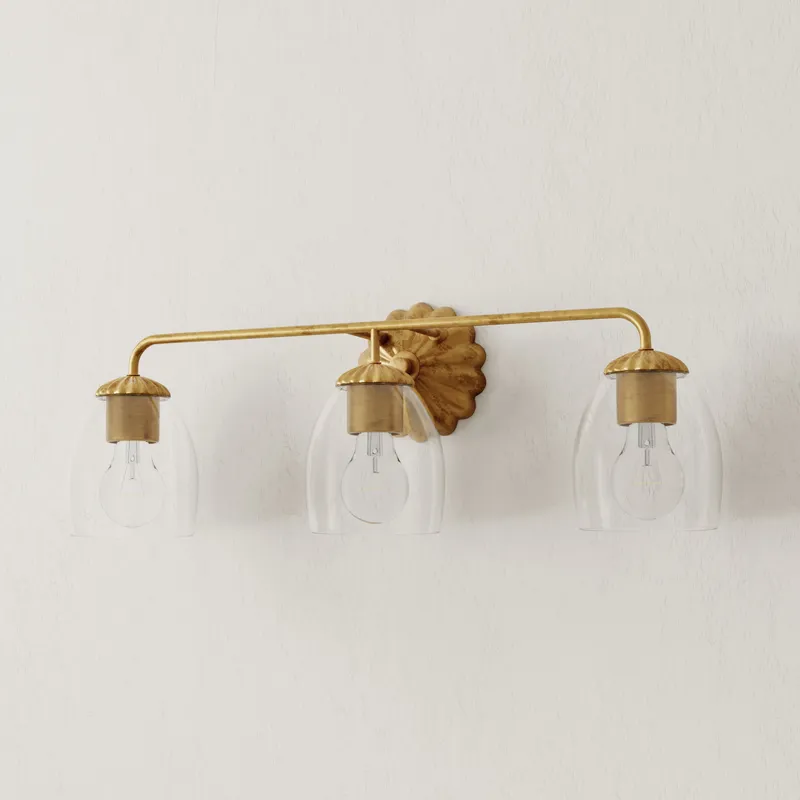Quillan Collection Three-Light Bath & Vanity Light — Progress Lighting LED Wall Lights  