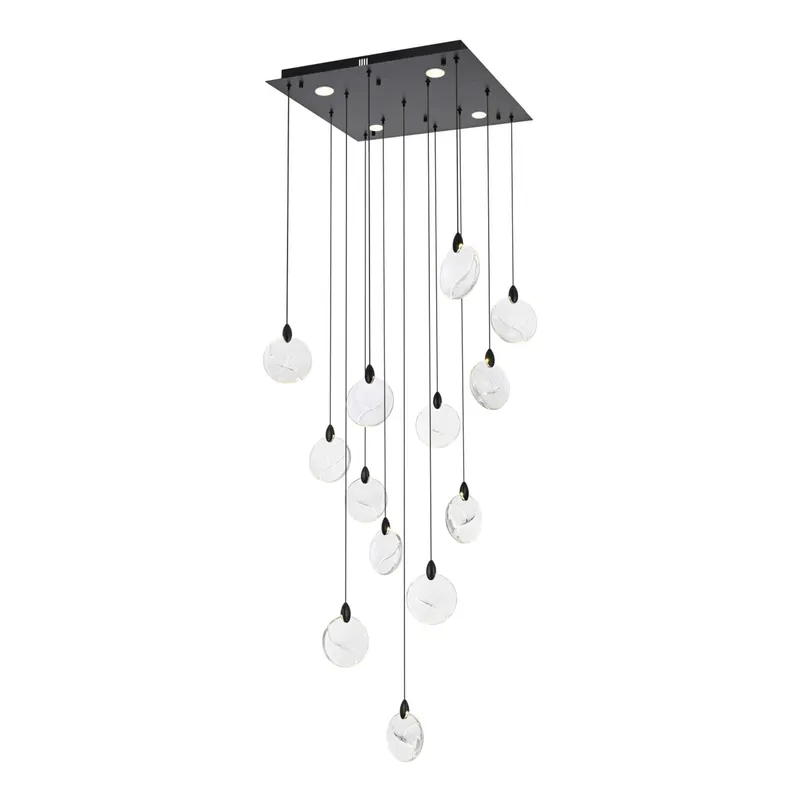 1012S26BK-01CR — Elegant Lighting LED Pendant Lights 26.0W 3500K