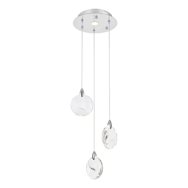 1012D12C-01CR — Elegant Lighting LED Pendant Lights 6.0W 3500K