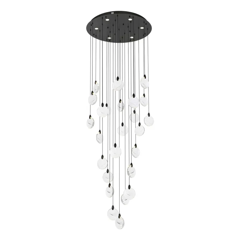 1012G36BK-01CR — Elegant Lighting LED Pendant Lights 50.0W 3500K