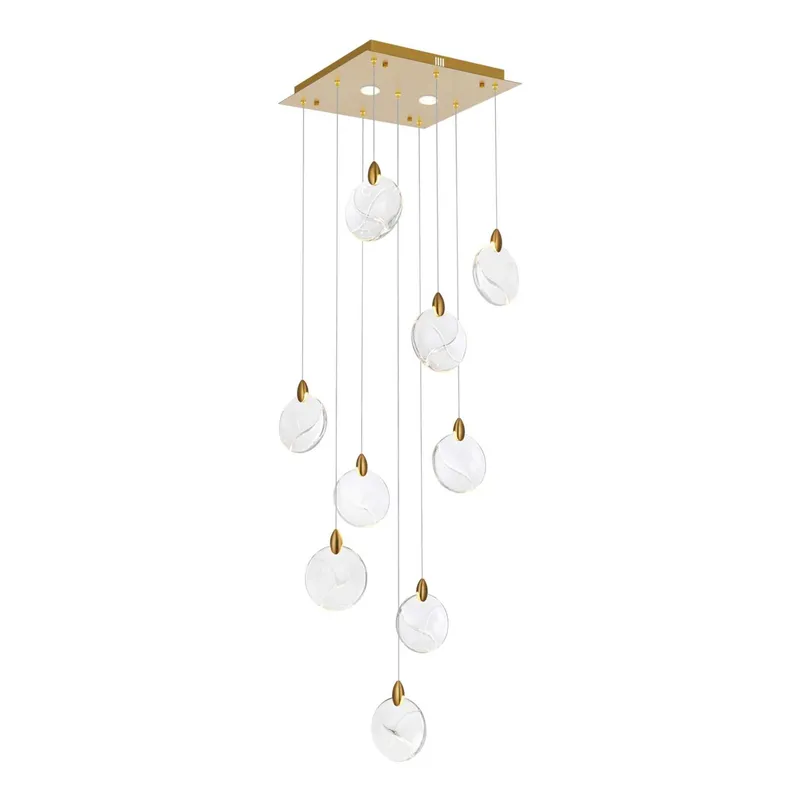 1012S20SG-01CR — Elegant Lighting LED Pendant Lights 18.0W 3500K