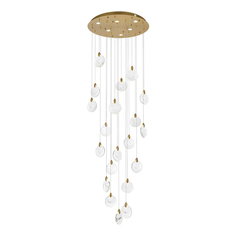 1012G32SG-01CR — Elegant Lighting LED Pendant Lights 40.0W 3500K
