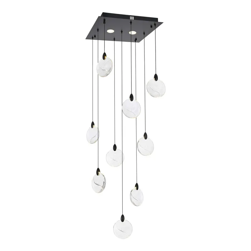 1012S20BK-01CR — Elegant Lighting LED Pendant Lights 18.0W 3500K