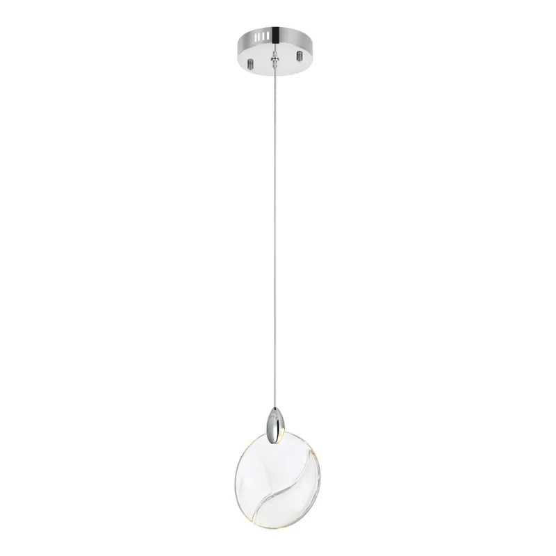 1012D6C-01CR — Elegant Lighting LED Pendant Lights 2.0W 3500K