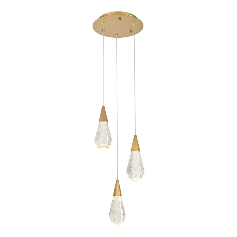 1013D12SG-02CR — Elegant Lighting LED Pendant Lights 6.0W 3500K