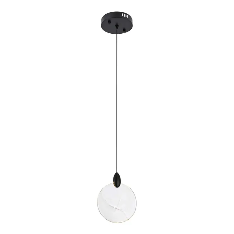 1012D6BK-01CR — Elegant Lighting LED Pendant Lights 2.0W 3500K