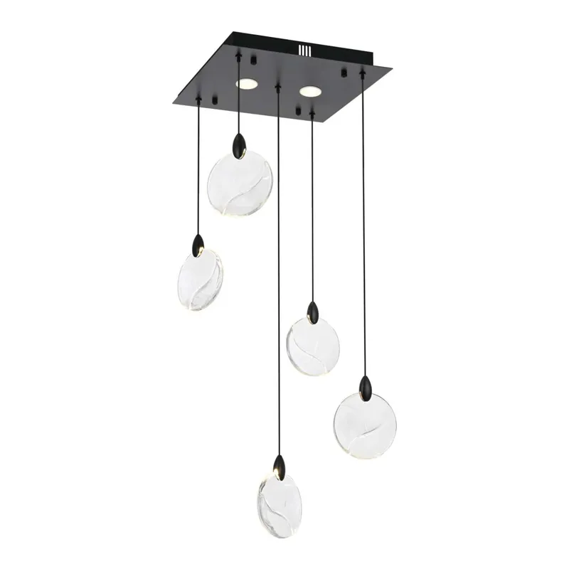1012S16BK-01CR — Elegant Lighting LED Pendant Lights 10.0W 3500K