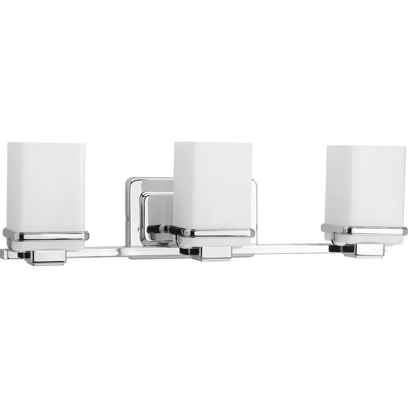Metric Collection Three-Light Bath & Vanity — Progress Lighting LED Wall Lights  