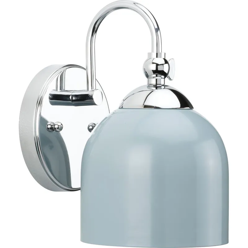 Dalton Collection One-Light Metal Shade Bath Vanity Light — Progress Lighting LED Wall Lights  