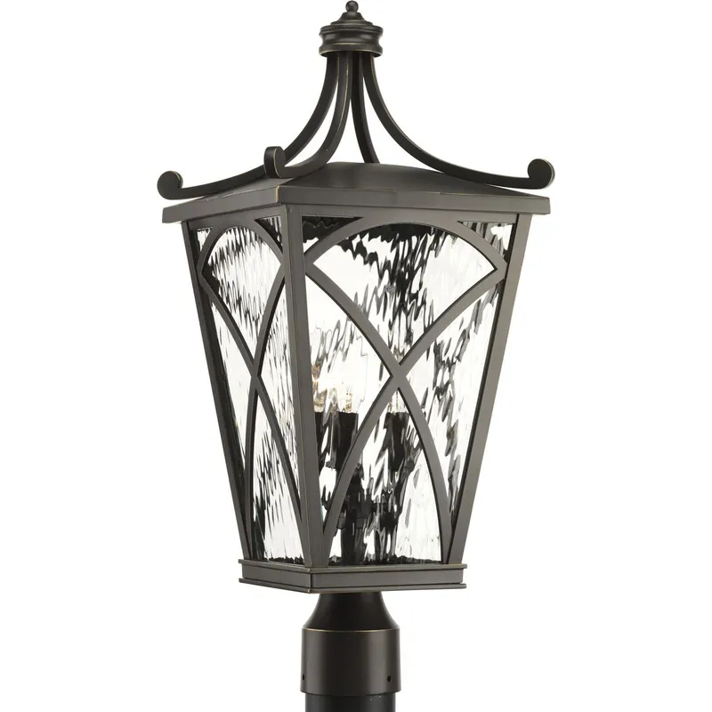 Cadence Collection Three-Light Post Lantern — Progress Lighting LED Lighting Controls  