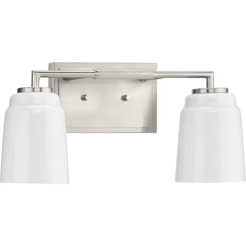 Spenser Collection Two-Light Vanity Light — Progress Lighting LED Wall Lights  