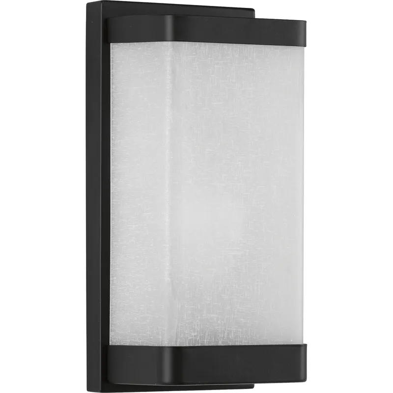 One-Light Linen Glass Wall Sconce — Progress Lighting LED Wall Lights  