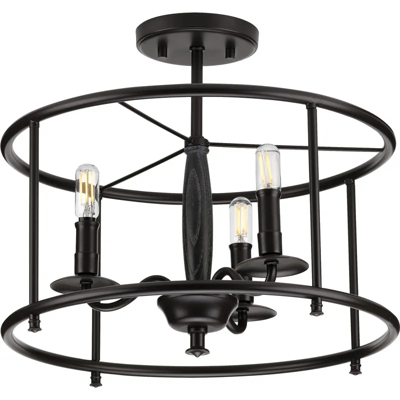 Durrell Collection Semi-Flush Convertible — Progress Lighting LED Post Top Lights  
