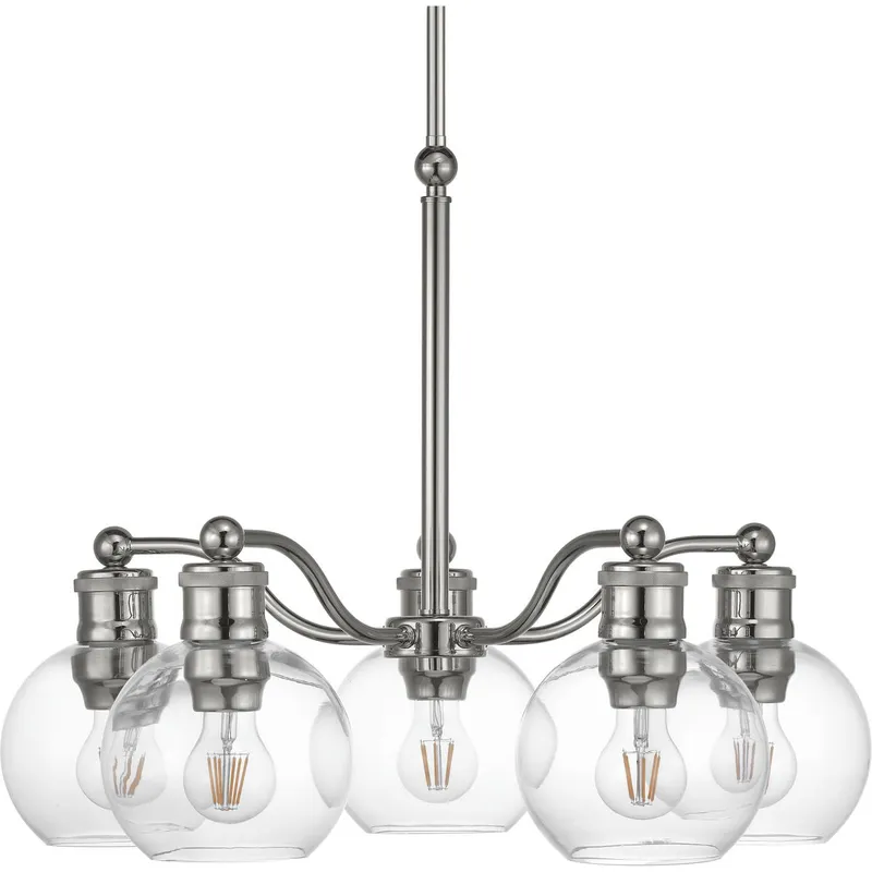 Hansford Collection Five-Light Chandelier — Progress Lighting LED Landscape Lights  