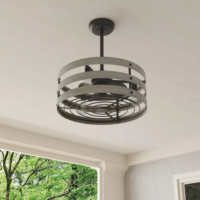 Gulliver 23" 3-Blade Ceiling Fan with LED Bulbs — Progress Lighting LED Lighting Controls  