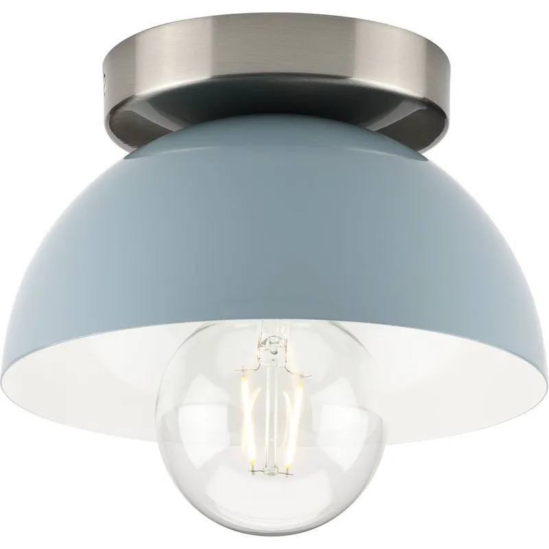 Eva Collection One-Light Flush Mount Light — Progress Lighting LED Post Top Lights  