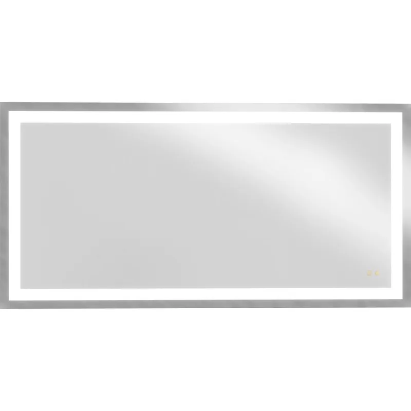 Captarent Collection 72in. x 36 in. Rectangular Illuminated Integrated LED White Color Selectable Mirror — Progress Lighting LED Wall Lights  