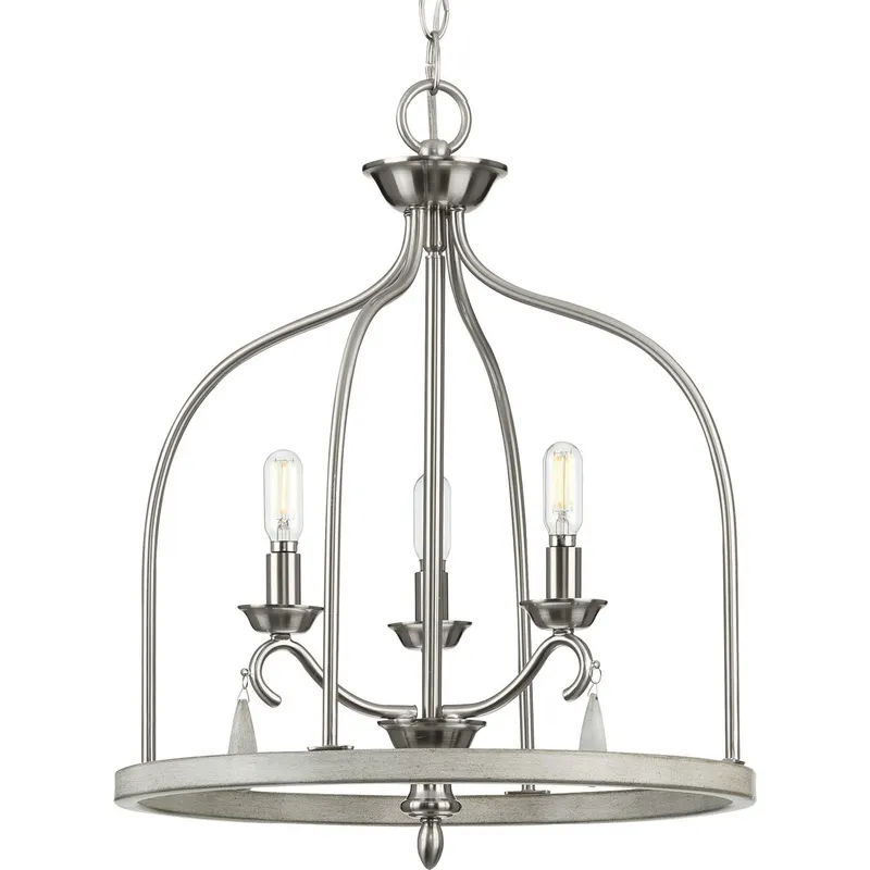 Vinings Collection Three-Light Foyer Pendant Light — Progress Lighting LED Landscape Lights  