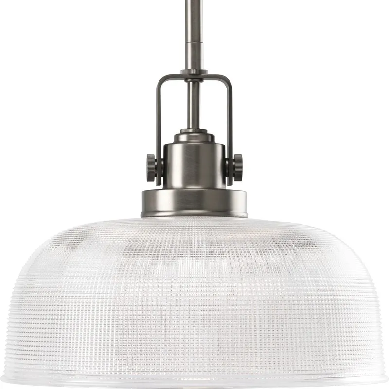 Archie Collection One-Light Clear Prismatic Glass Pendant Light — Progress Lighting LED Landscape Lights  