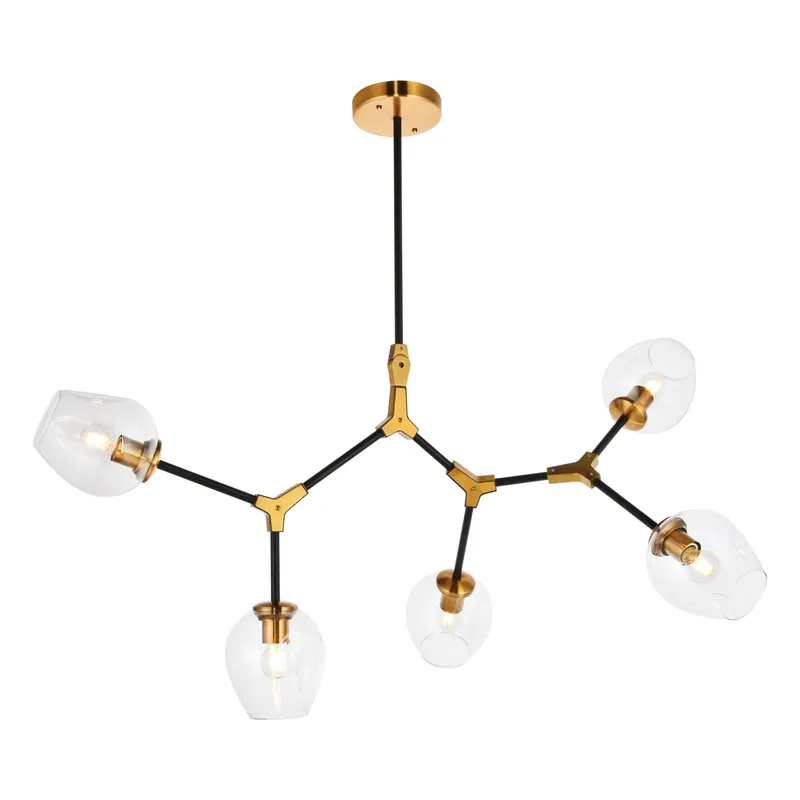 1712D42LAB — Elegant Lighting LED Pendant Lights 200.0W 