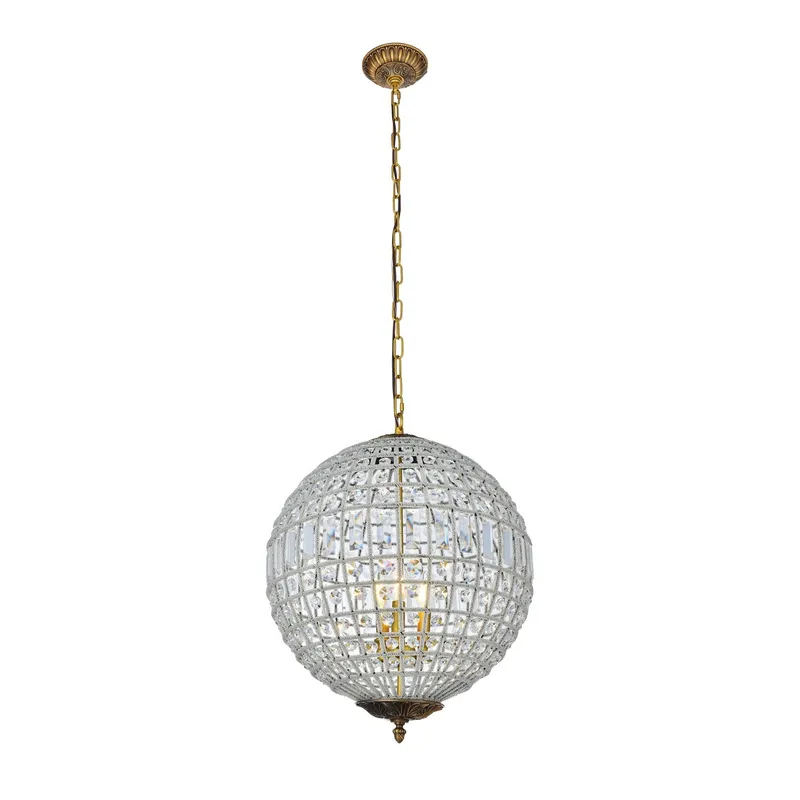 1205D18FG/RC — Elegant Lighting LED Pendant Lights  