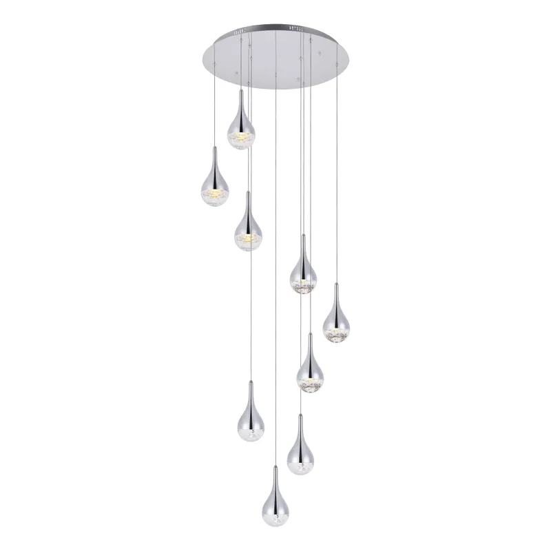 3809D24C — Elegant Lighting LED Pendant Lights 45.0W 3000K