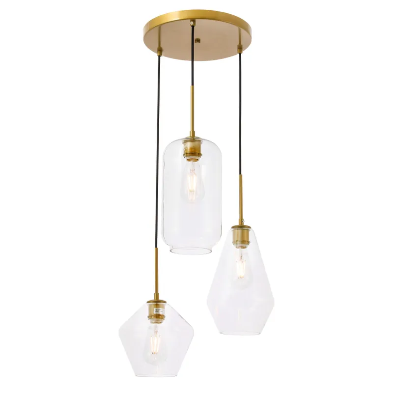 LD2268BR — Elegant Lighting LED Pendant Lights 120.0W 