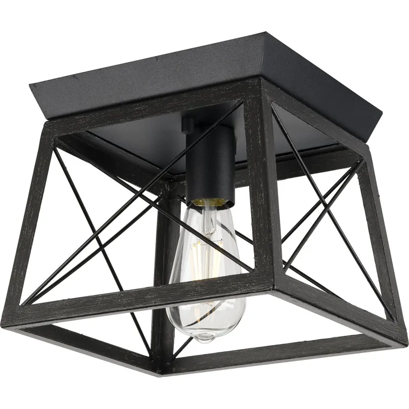 Briarwood Collection One-Light Flush Mount Ceiling Light — Progress Lighting LED Post Top Lights  