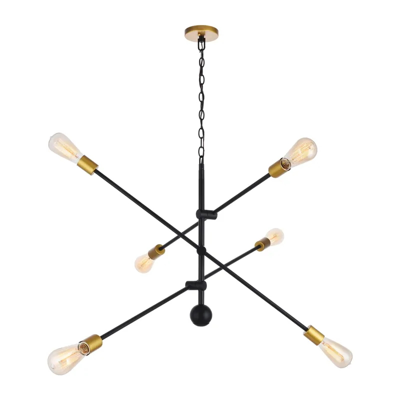 LD8009D42BK — Elegant Lighting LED Pendant Lights 360.0W 