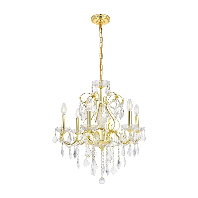 V2015D24G/RC — Elegant Lighting LED Pendant Lights  