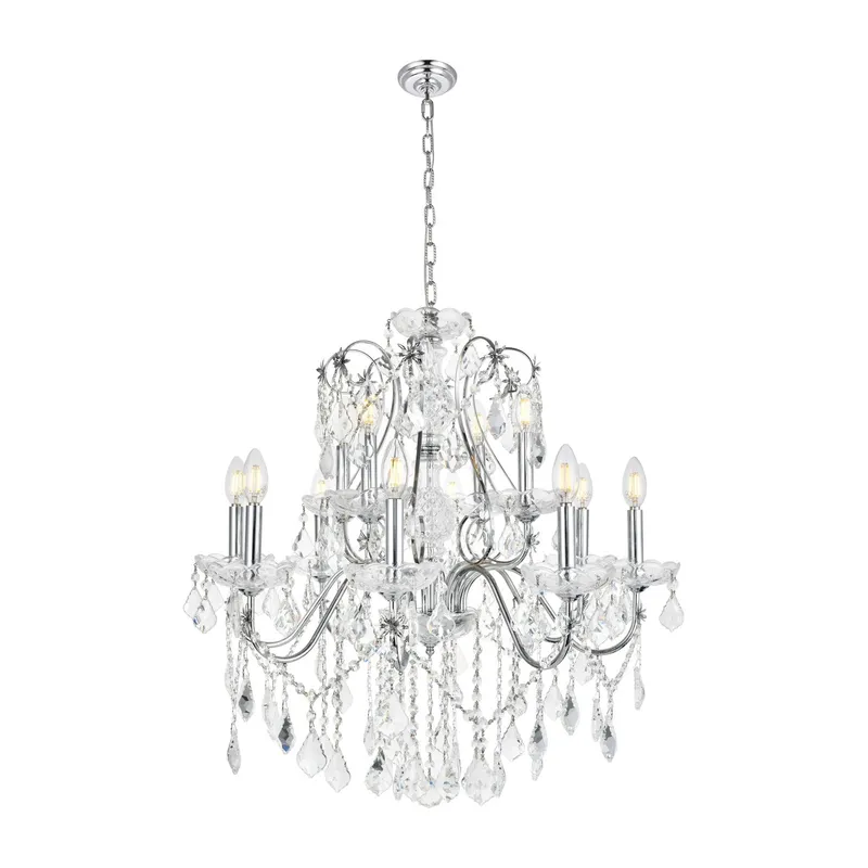 V2015D28C/RC — Elegant Lighting LED Pendant Lights  