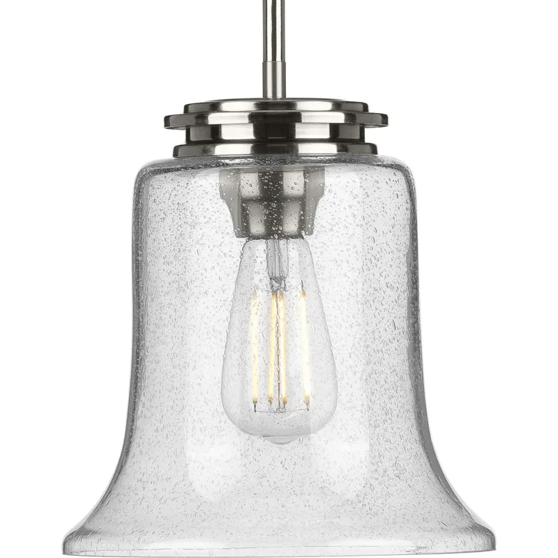 Winslett Collection One-Light Clear Seeded Glass Pendant Light — Progress Lighting LED Landscape Lights  