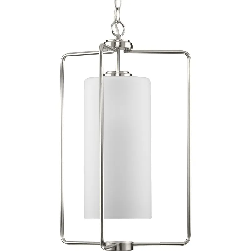 Merry Collection One-Light Etched Glass Foyer Pendant Light — Progress Lighting LED Landscape Lights  