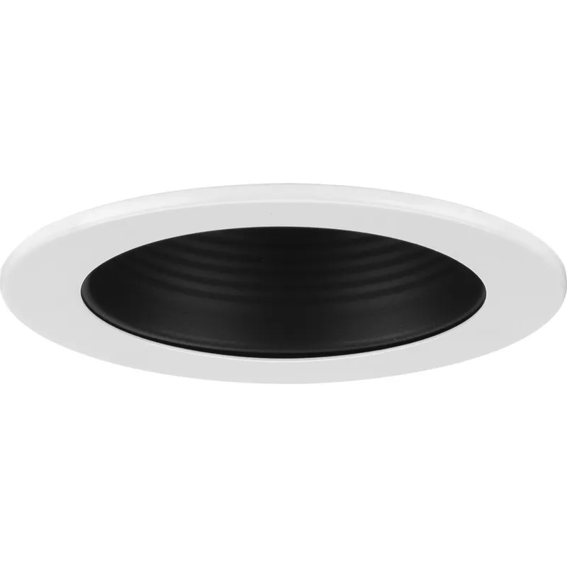 4" Recessed Step Baffle Trim for 4" Housing (P804N series) — Progress Lighting LED Downlights  