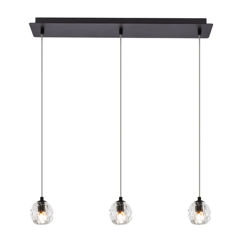 3505D28BK — Elegant Lighting LED Pendant Lights 30.0W 