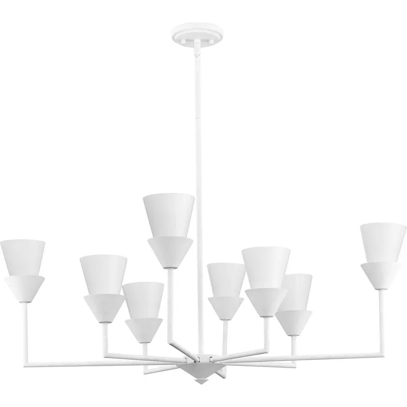 Pinellas Collection 14.37 in. Eight-Light Chandelier — Progress Lighting LED Landscape Lights  